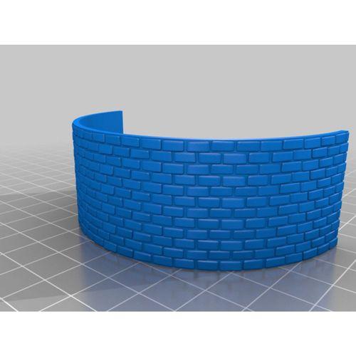 - Kavisli Tuğla Duvar Bobin Gösterimi için (Bu ürün Sadece Plastik parçadır - Almadan Önce Soru Sorabilirsiniz)