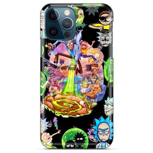 Apple iPhone 13 Pro Uyumlu Kılıf Rick And Morty (39) Liquid Crystal Kılıf Shadow Council