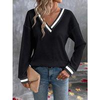 Kadın Uzun Kollu V Yakalı Waffle Bluz