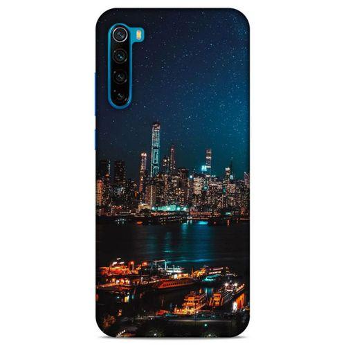 Lopard Xiaomi Redmi Note 8T Uyumlu Kılıf Gece'S (6) Silikon Kılıf Şehir