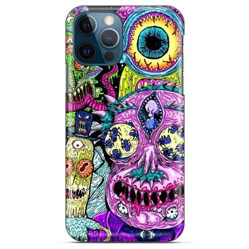 Apple iPhone 13 Pro Uyumlu Kılıf Rick And Morty (47) Crystal Flex Kılıf Decoy Mortys