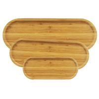 3'lü Oval Sunum Tabağı Seti