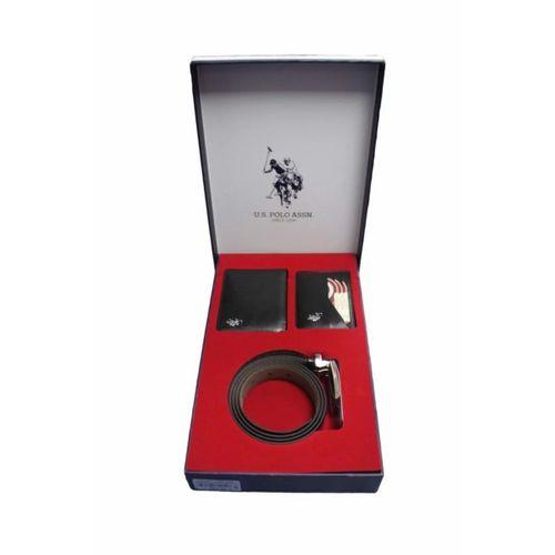 Erkek Siyah Kemer Cüzdan Kredi Kartlık 3'lü Usplkcs2