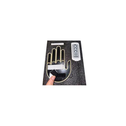 Gesture Uzaktan Kumandalı El Orta Parmak Led Araba Içi Led 3 Farklı Mod
