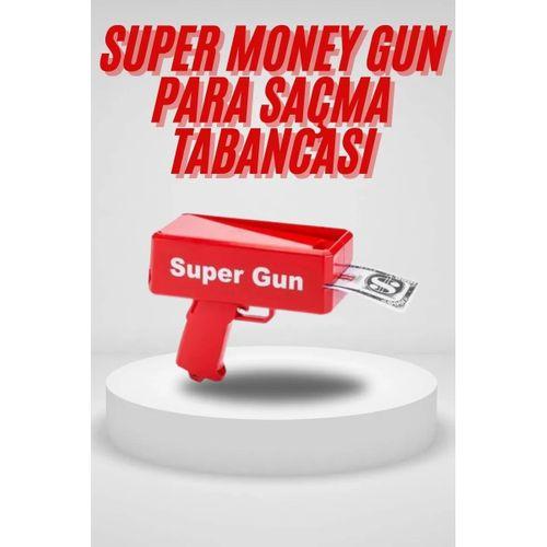 Para Saçma Tabancası Kırmızı Para Fırlatma Oyuncağı Parti Eğlencesi