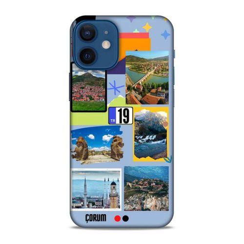 Lopard Apple iPhone 12 Mini Uyumlu Kılıf Şehirli ※ (19) Çorum Kılıfları