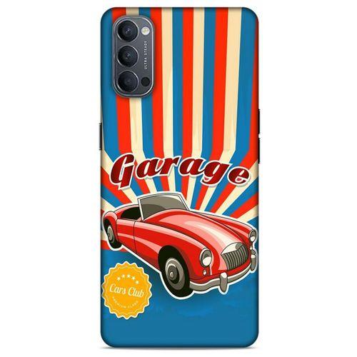 Retro (11) Desen Tam Koruma Renkli Oppo Reno 4 Kılıf