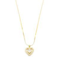 Kalp Kolye - Altın