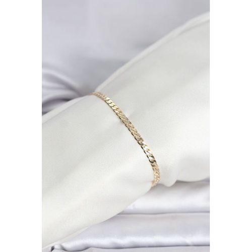 CM 14K Gold Renk Zincirli Model Kadın Bileklik