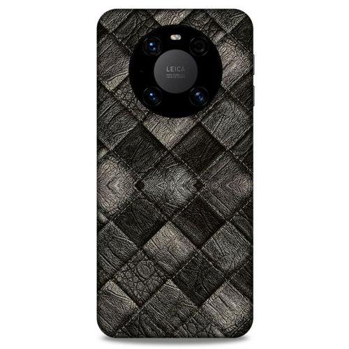 Lopard Huawei Mate 40 Pro Uyumlu Kılıf Patchwork (25) Antişok Kapak