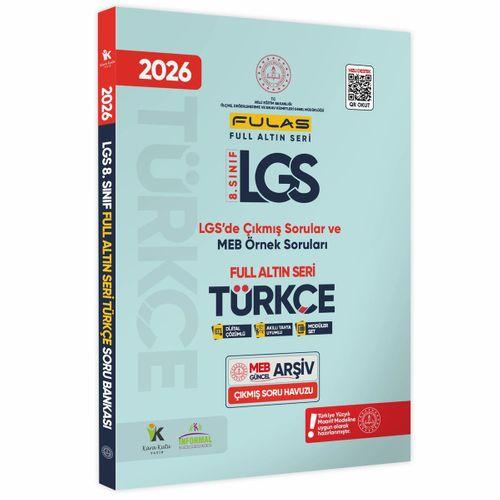 2026 8 Sınıf Full LGS Altın Seri FULAS MEB Çıkmış Modüler Soru Bankası Seti PDF Çözümlü ALTIN PAKET