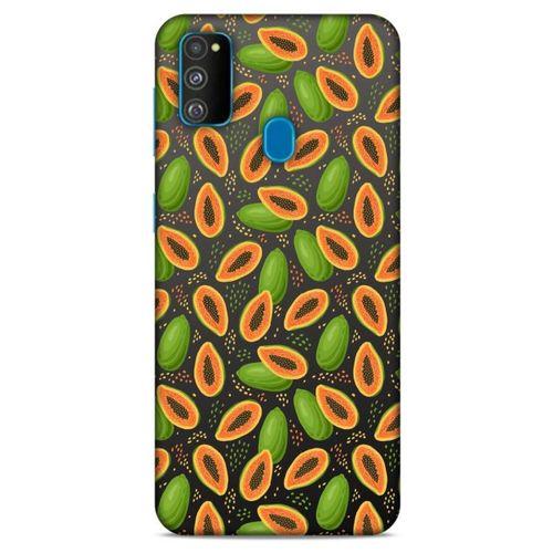 Frutix Papaya 01 Samsung Galaxy M30s Kılıf Desenli Silikon