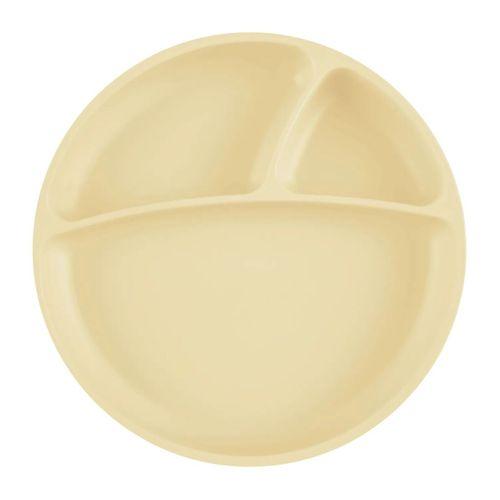 OiOi OiOi Porsiyon Vakum Tabanlı Silikon Tabak Mellow Yellow