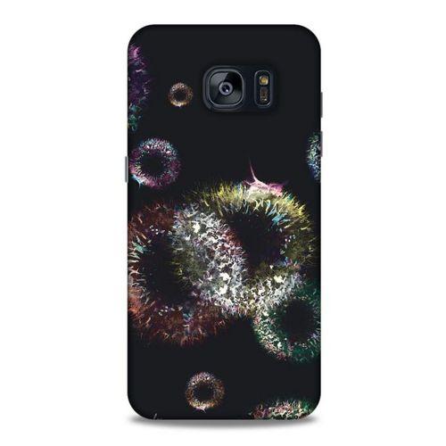 Y.Liva-2021 Özel Seri Siyah Soyut-92 Samsung Galaxy S7 Edge Kılıf Silikon Kapak