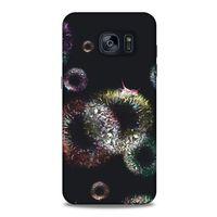 Y.Liva-2021 Özel Seri Siyah Soyut-92 Samsung Galaxy S7 Edge Kılıf Silikon Kapak