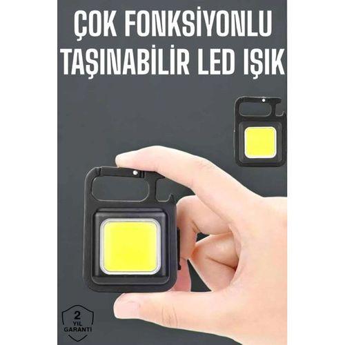Kamp Işığı Çok Fonksiyonlu Taşınabilir Anahtarlık Kapak Açma Manyetik Özelliği