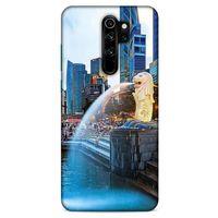 Xiaomi Redmi Note 8 Pro Kılıf Dünya Mimarisi (47) Crystal Flex Kılıf Merlion Singapur