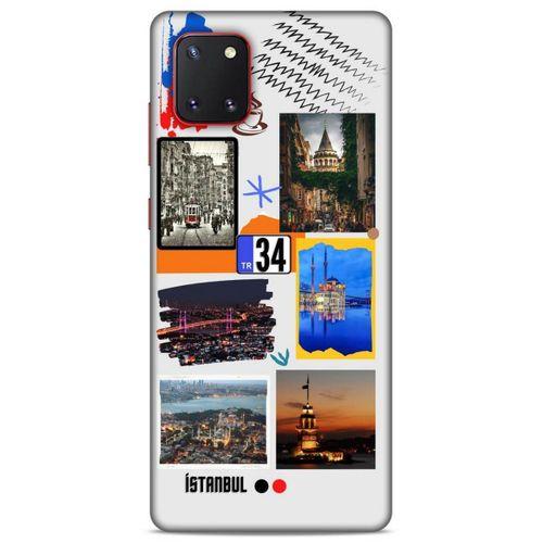 Lopard Samsung Galaxy Note 10 Lite Uyumlu Kılıf Şehirli ※ (34) İstanbul Slim Armor Kılıf