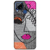 Lopard Oppo Realme C15 Uyumlu Kılıf Manipülasyon ☻ (2) Kabı Desenli