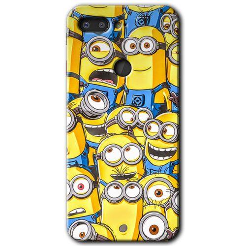General Mobile GM 9 Pro HD Baskılı Kılıf + 9D Tam Ekran Koruyucu - Minion Ordusu