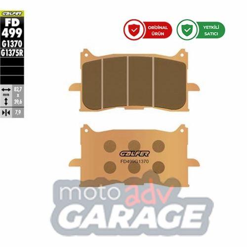 Galfer Honda Crf 1100 L Africa Twin Ön Fren Balatası Sinterli Cadde FD499G1370