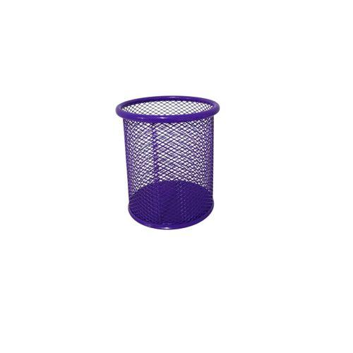 LİNEA RENKLİ YUVARLAK METAL FİLELİ KALEMLİK ( MOR )