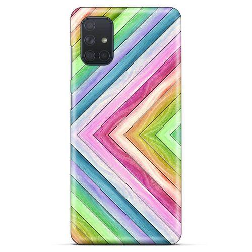 Lopard Samsung Galaxy M51 Uyumlu Kılıf Wood'X (41) Tank Kılıf Baskılı