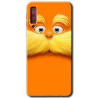 Potkal Hediye Fabrikası Samsung Galaxy A7 2018 Kılıf HD Desen Baskılı Arka Kapak - Garfield
