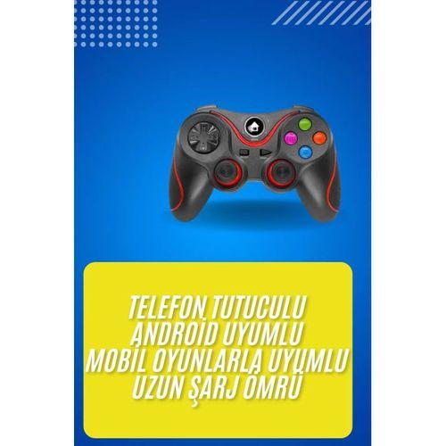 Kablosuz Oyun Kolu Bluetooth Joystick Gamepad Android Uyumlu
