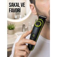 Çok Başlıklı Erkek Tıraş Makinesi Sakal Favori Burun Kulak Ve Vücut Bakım Seti