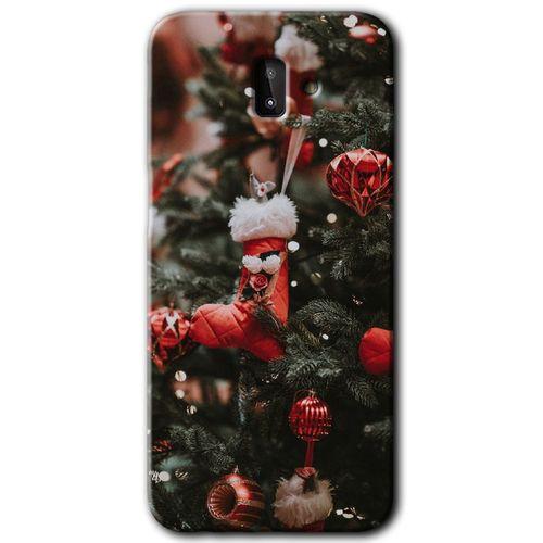Samsung Galaxy J6 Plus Kılıf HD Desen Baskılı Arka Kapak + Temperli Cam - Happy New Year