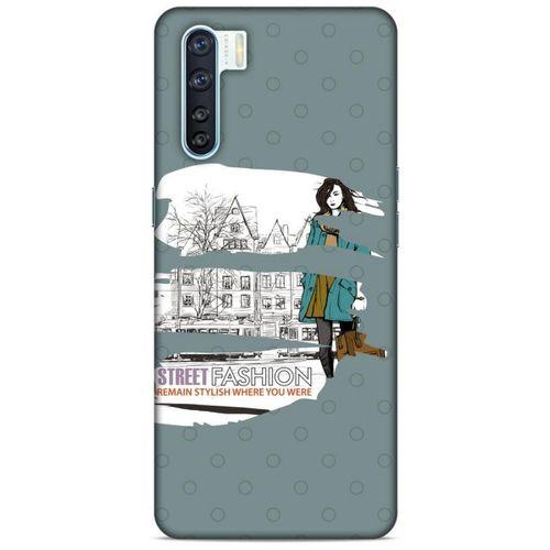 Sokak Modası 93 Oppo A91 Kılıf Desenli Silikon