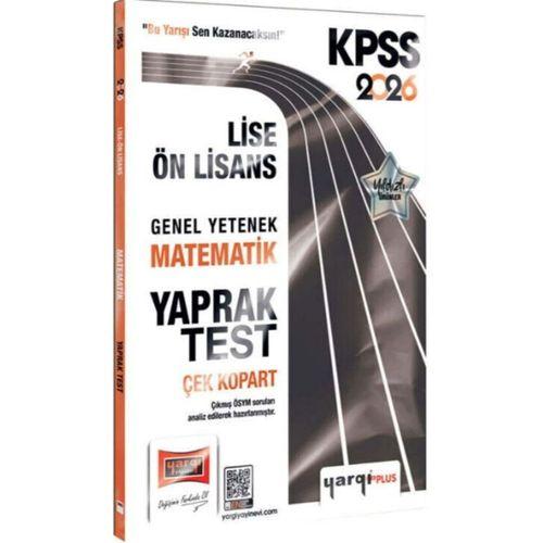 2026 KPSS Lise Ön Lisans Genel Yetenek Matematik Çek Kopart Yaprak Test Yargı Yayınları