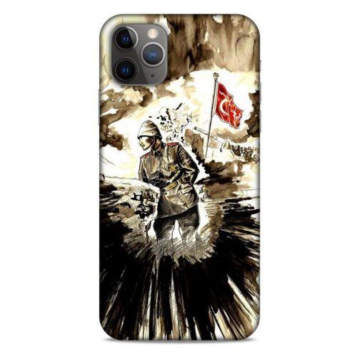 Apple Iphone 11 Pro Max Kılıf Atatürk (46) Core Armor Kılıf Karışık