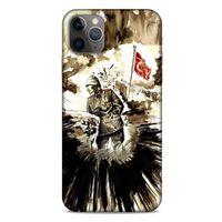 Apple Iphone 11 Pro Max Kılıf Atatürk (46) Core Armor Kılıf Karışık