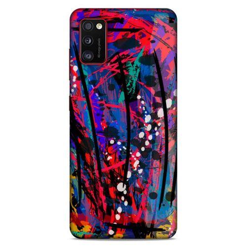 Lopard Samsung Galaxy A41 Uyumlu Kılıf Soyut Sanat (46) Desenli Core Armor Kılıf