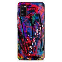 Lopard Samsung Galaxy A41 Uyumlu Kılıf Soyut Sanat (46) Desenli Core Armor Kılıf