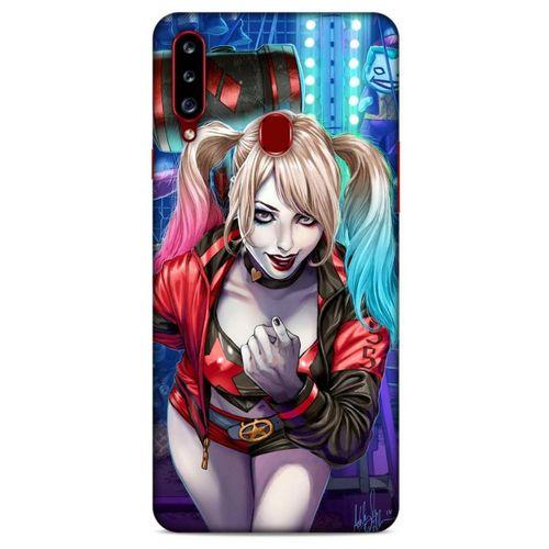 Samsung Galaxy A20s Uyumlu Kılıf Harley Quinn (38) Neo Hybrid Kılıf Limoni