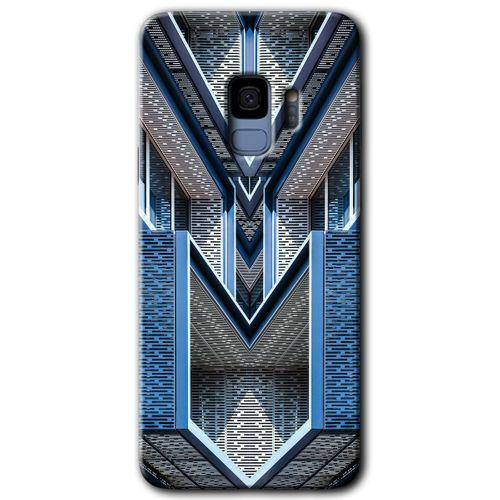 Potkal Hediye Fabrikası Samsung Galaxy S9 Kılıf HD Desen Baskılı Arka Kapak - Retro Building