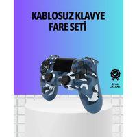 Şarjlı Kablosuz Ps4 Oyun Kolu Titreşimli Hassas Kontrol