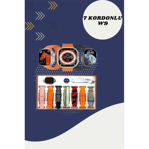 Aynalı Bluetooth Kulaklık Ve 7 Kordonlu Akıllı Saat Dijital Göstergeli Uzun Pil Ömrü