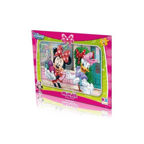 Ks Games 24 Parça Minnie Frame Puzzle