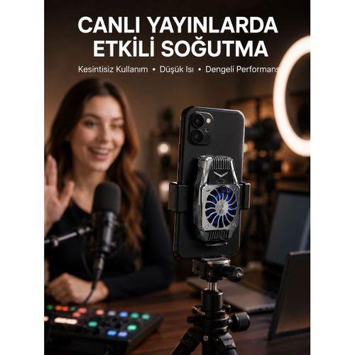 Telefon Soğutucu Fan Güçlü Hava Akışı İle Etkili Soğutma