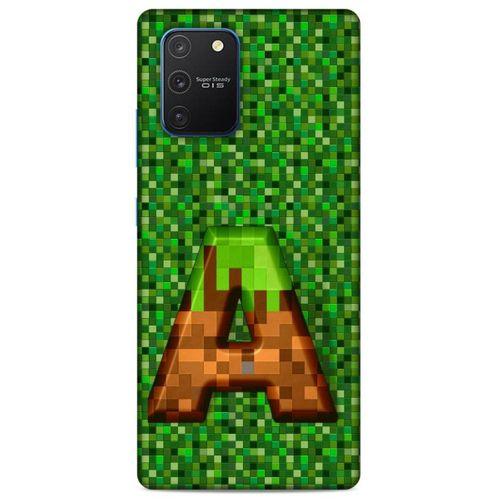 Lopard Samsung Galaxy S10 Lite Uyumlu Kılıf PiXel (44) Tough Armor Kılıf A Harfi