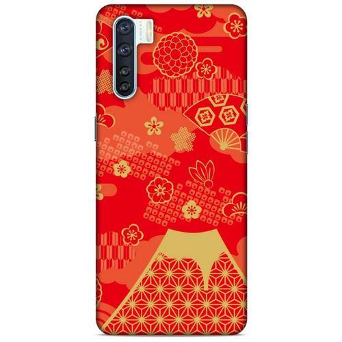 Oppo A91 Kılıf Japonya (3) Kapak Fuji Dağı
