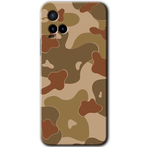 Potkal Hediye Fabrikası Vivo Y21 Kılıf HD Desen Baskılı Arka Kapak - Kamuflaj 10