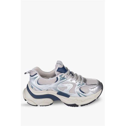 Hammer Jack Padilla Kadın Gümüş Lacivert Spor Ayakkabı