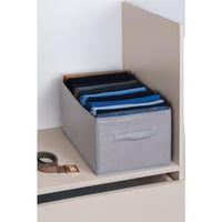 Dolap içi Pantolon Düzenleyici Saklama Kutusu Organizer Gri