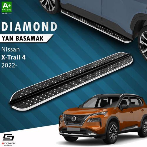 S-Dizayn Nissan X-Trail T33 Diamond Krom Yan Basamak 183 Cm 2022 Üzeri
