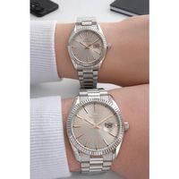 Slazenger Çift Sevgili Saati Komple Çelik 10 Atm Suya Dayanıklı Kol Saati VS.BLKT.0859